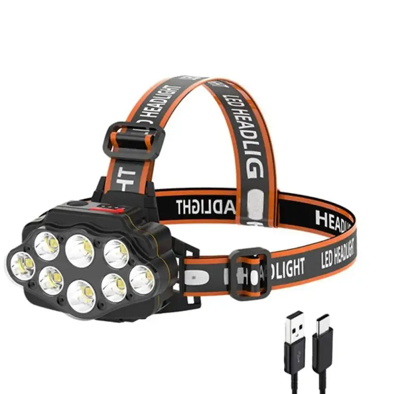 Lampe frontale rechargeable polyvalente outdoor