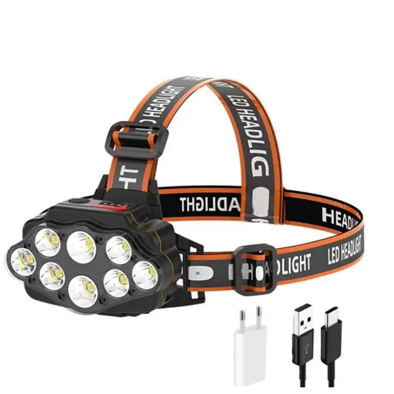 Lampe frontale rechargeable polyvalente outdoor