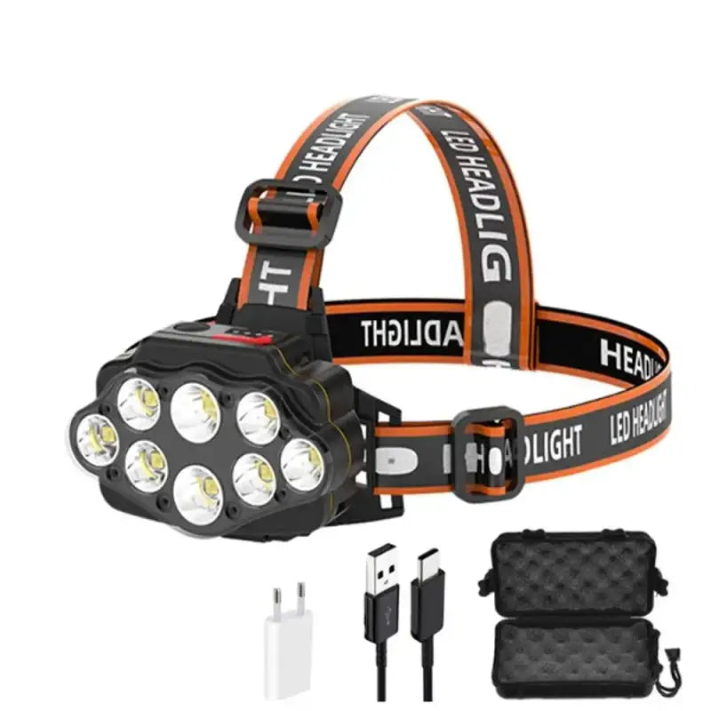 Lampe frontale rechargeable polyvalente outdoor