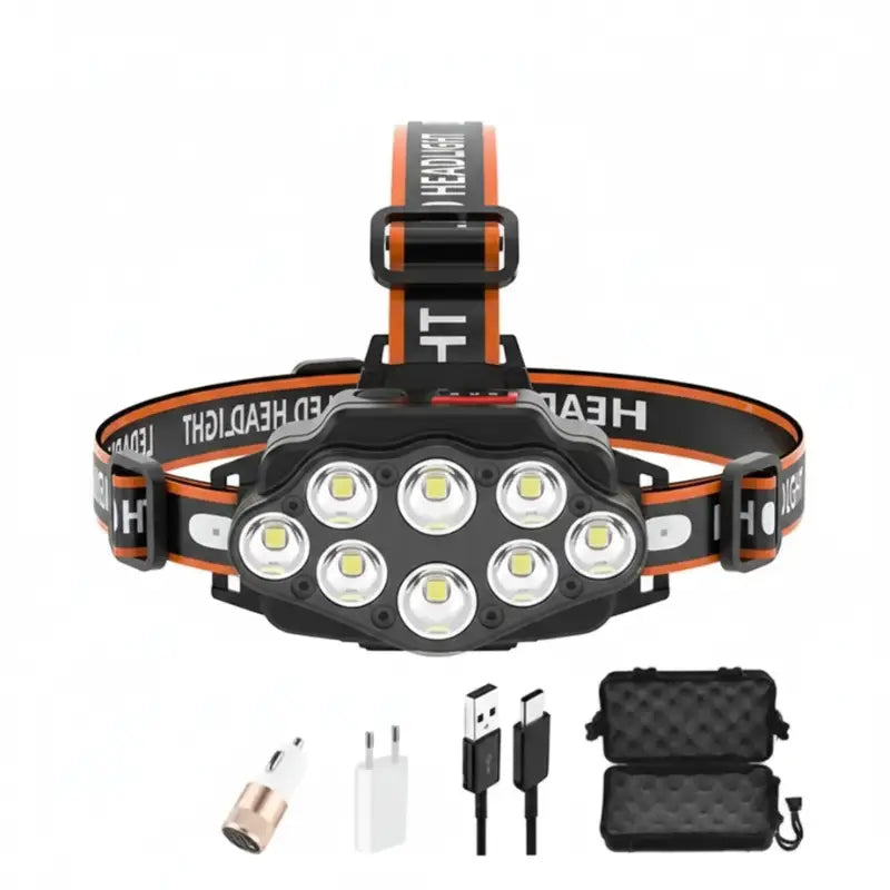 Lampe frontale rechargeable polyvalente outdoor