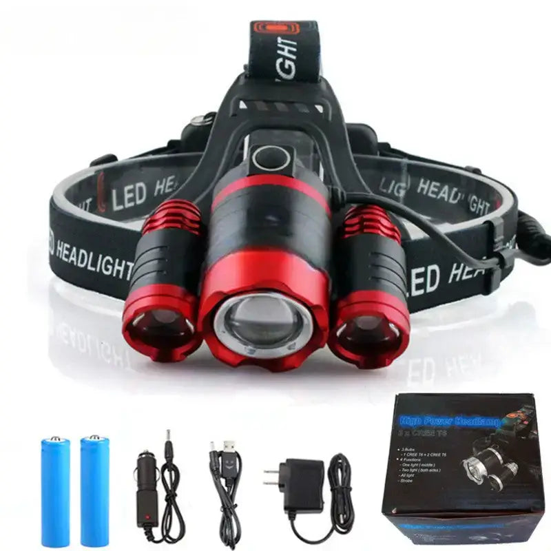 Lampe frontale rechargeable puissante performant