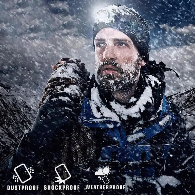 Lampe frontale rechargeable usb compacte