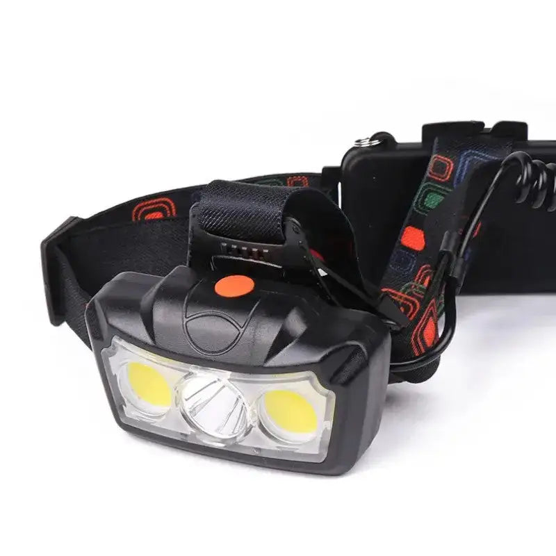Lampe frontale tactique à piles basique
