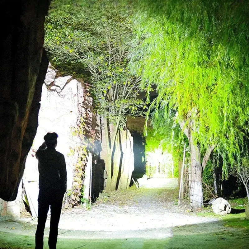 Lampe frontale tactique à piles basique