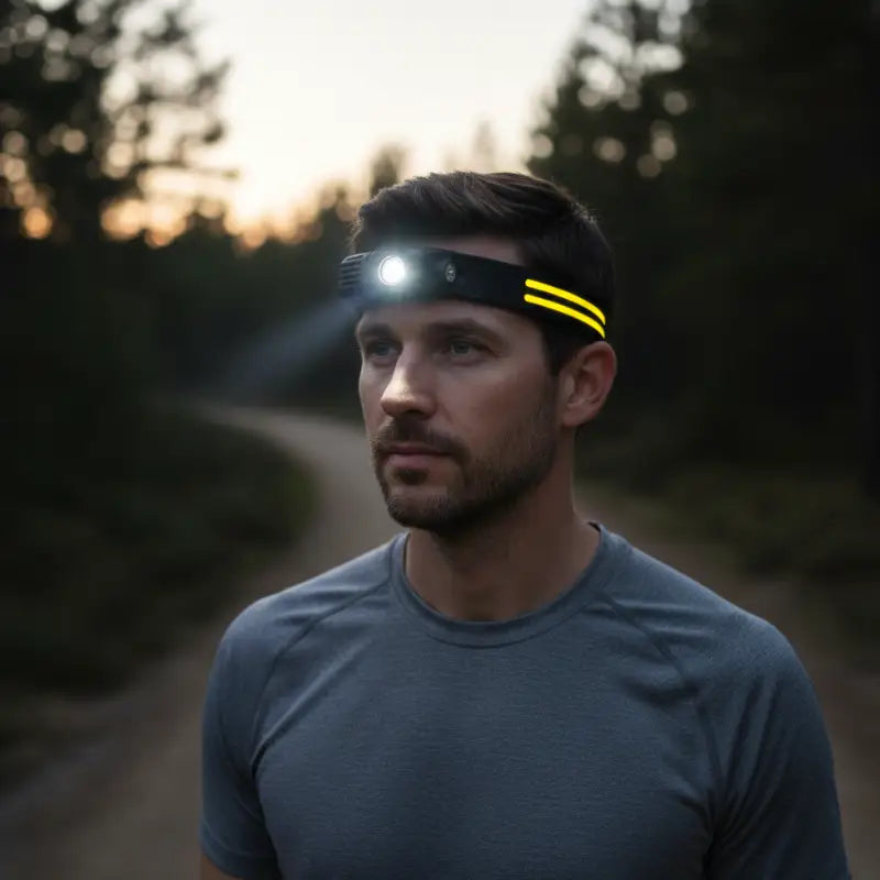 Lampe frontale travail bricolage polyvalente