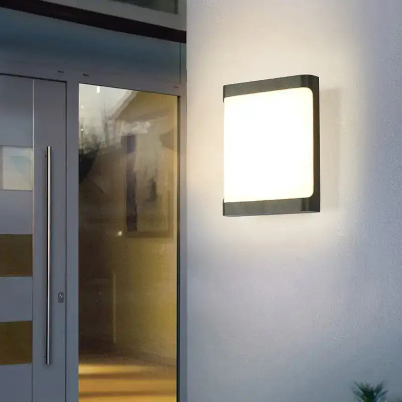 Lampe solaire murale décorative extérieur