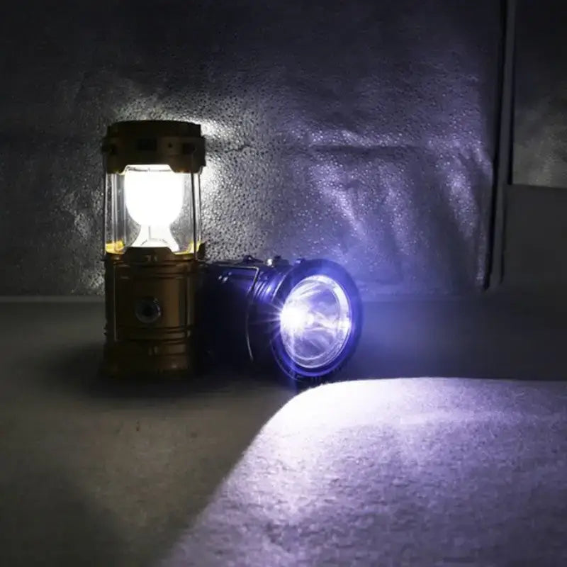 Lampe tempête led rechargeable solaire