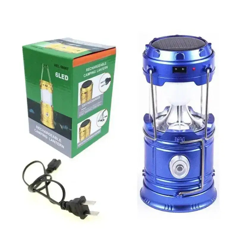 Lampe tempête led rechargeable solaire
