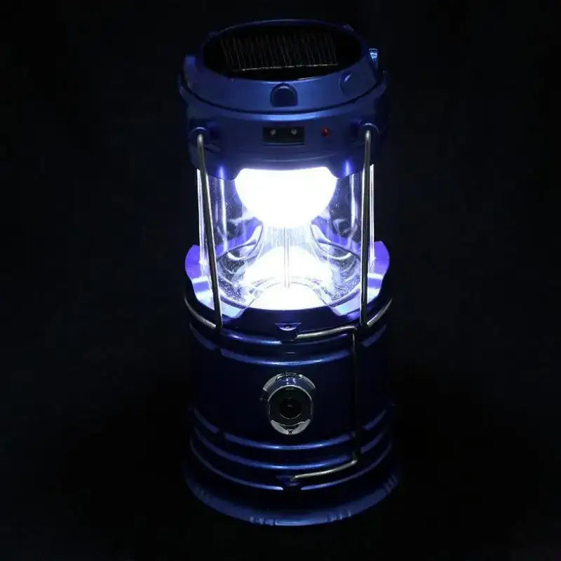 Lampe tempête led rechargeable solaire