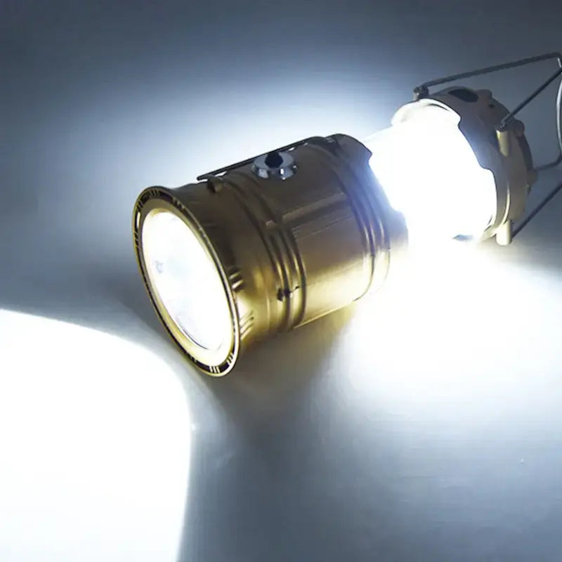 Lampe tempête led rechargeable solaire