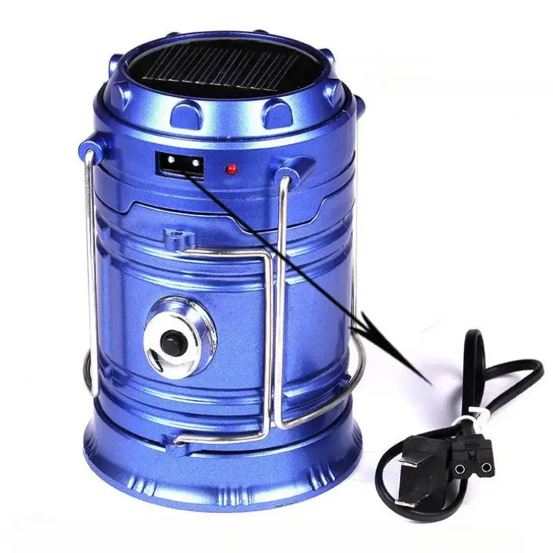 Lampe tempête led rechargeable solaire