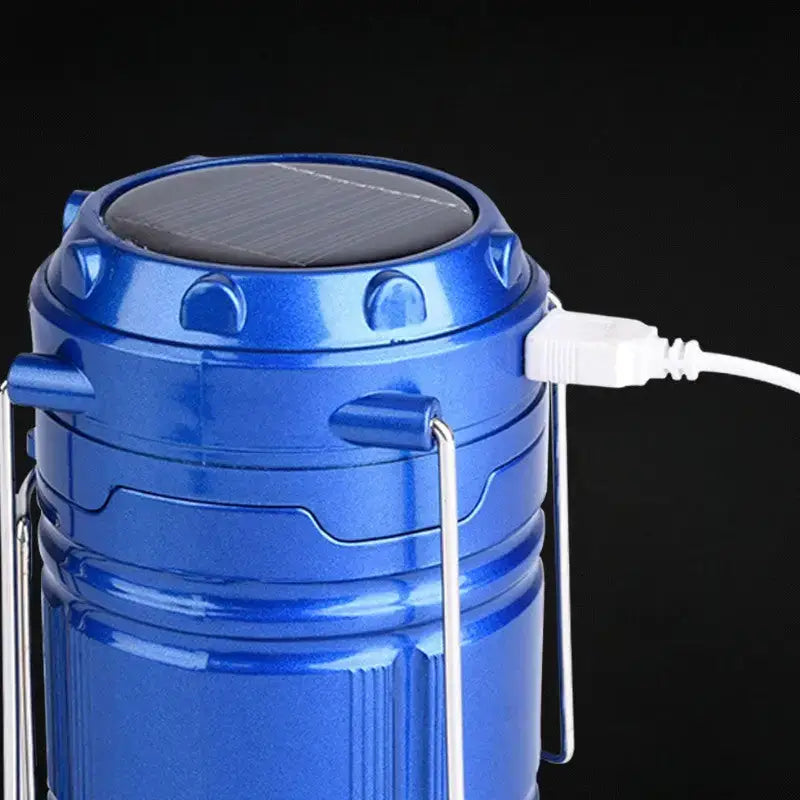 Lampe tempête led rechargeable solaire