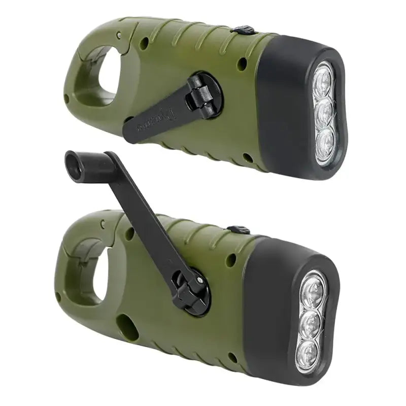 Lampe torche dynamo solaire portable