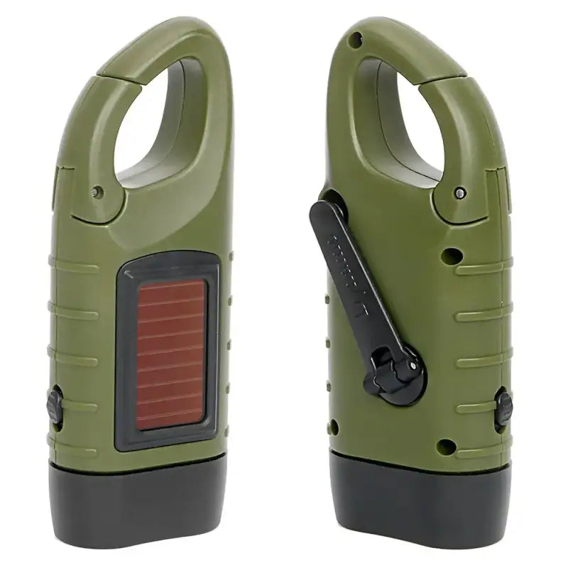 Lampe torche dynamo solaire portable