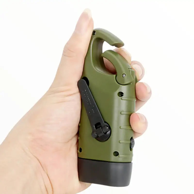 Lampe torche dynamo solaire portable