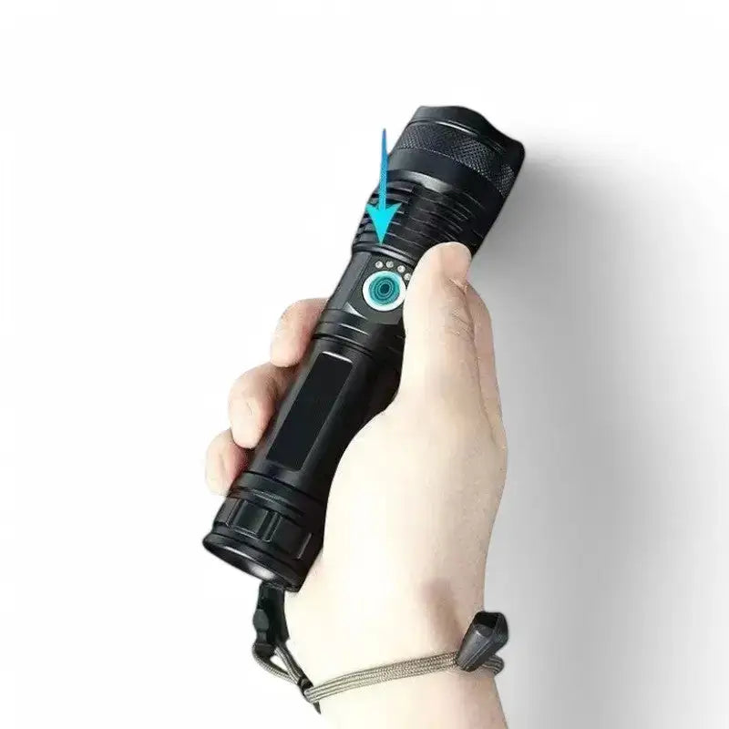 Lampe torche led puissante batterie incluse