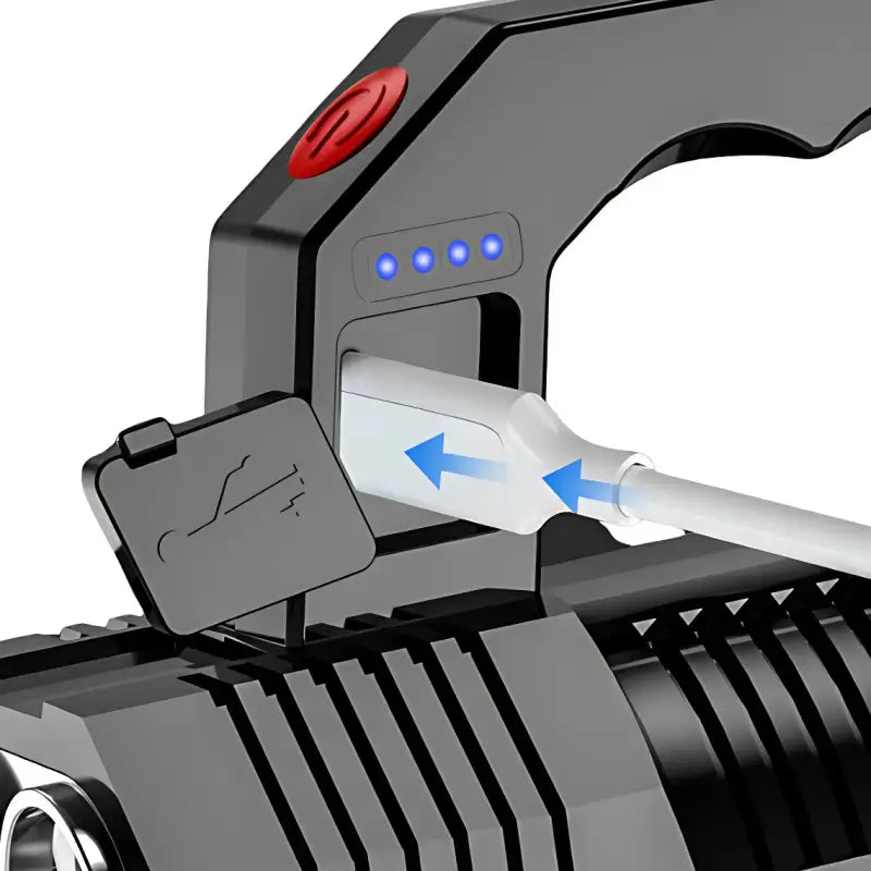 Lampe torche led rechargeable puissante longue