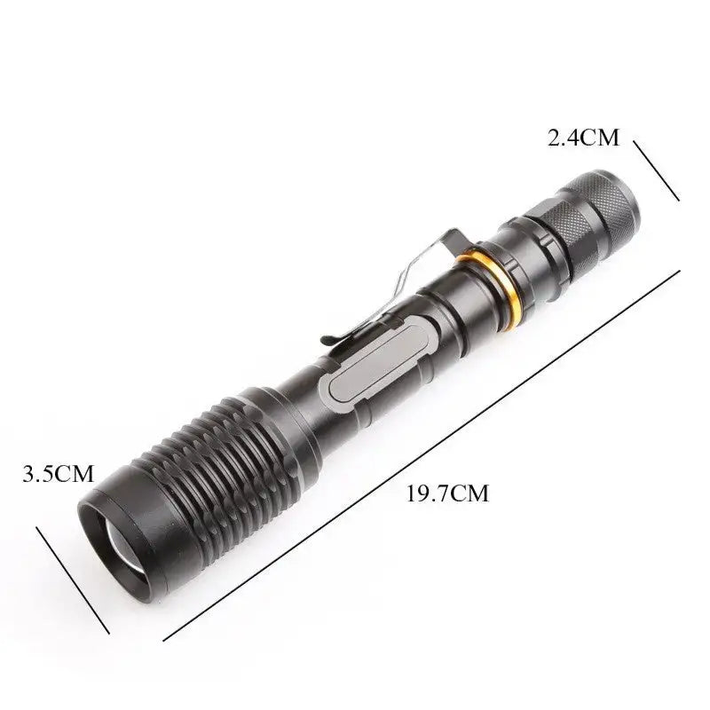 Lampe torche led ultra puissante rechargeable