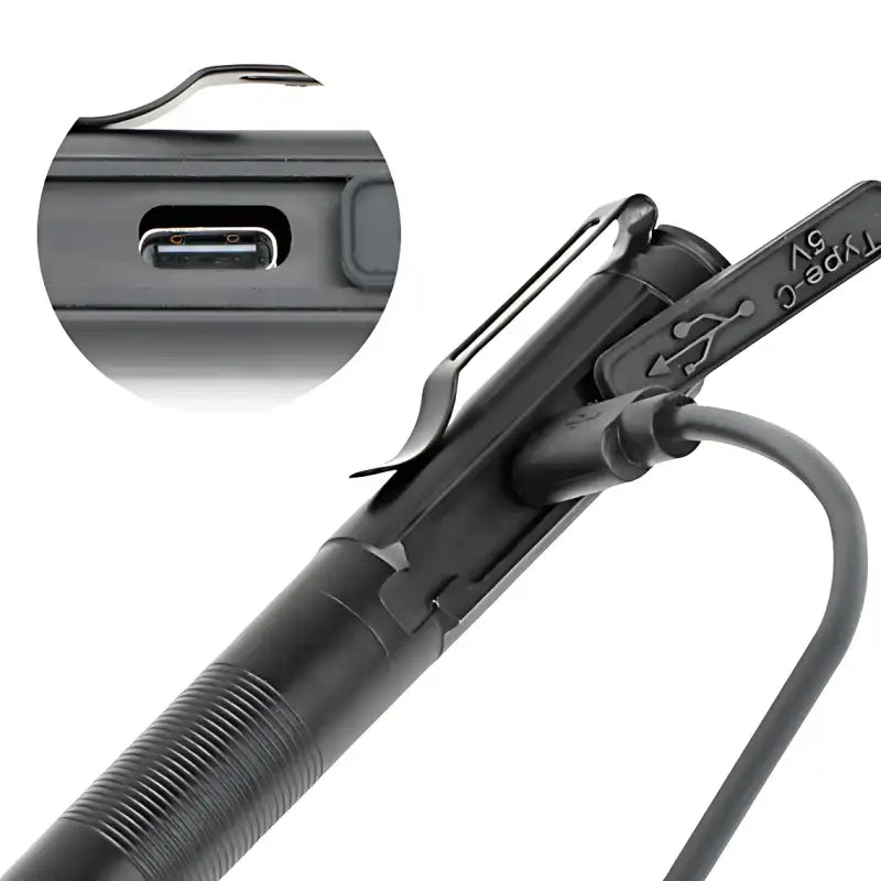 Lampe torche stylo rechargeable compacte