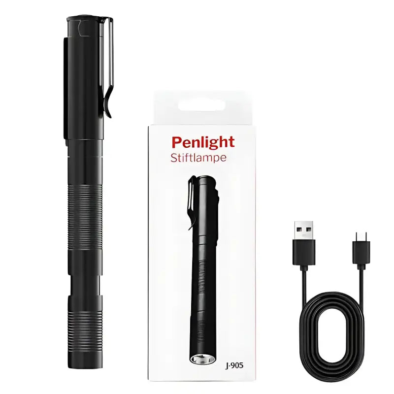 Lampe torche stylo rechargeable compacte