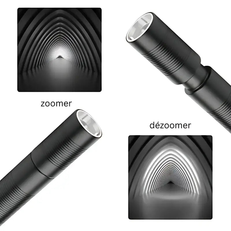 Lampe torche stylo rechargeable compacte