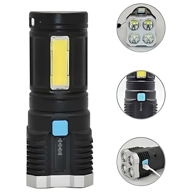 Lampes torches à led rechargeable 1000 lumens