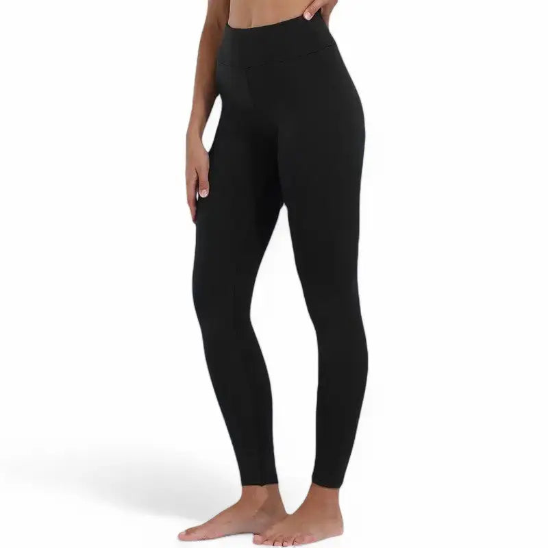 Legging chaud femme doublure polaire taille haute
