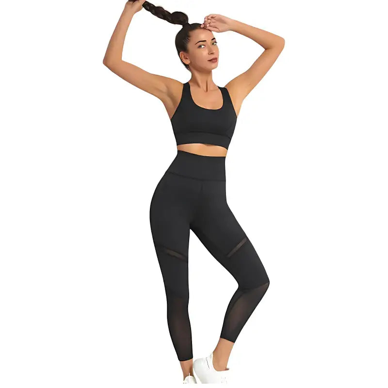 Legging fitness femme mesh séchage rapide