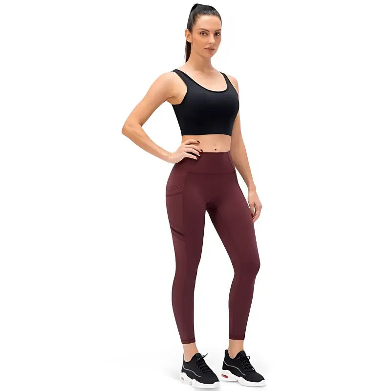 Legging randonnée femme poche zippée stretch