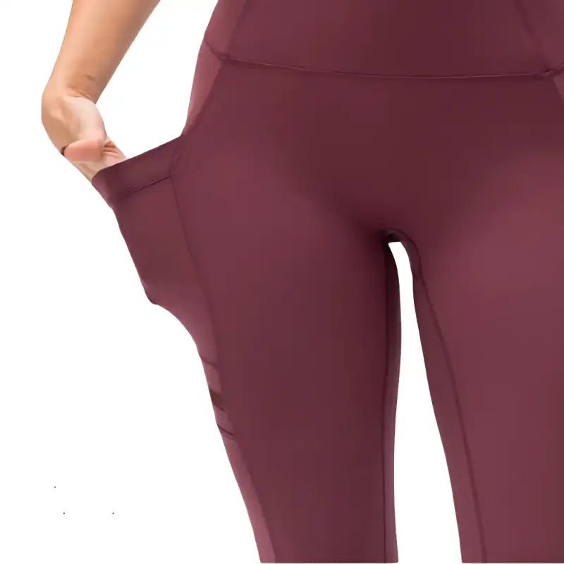 Legging randonnée femme poche zippée stretch