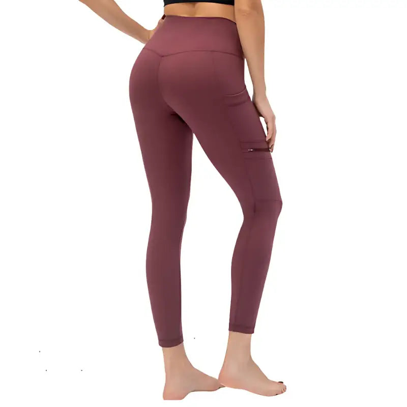 Legging randonnée femme poche zippée stretch