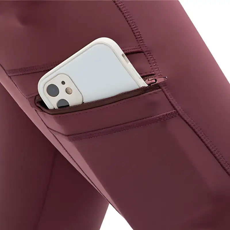 Legging randonnée femme poche zippée stretch