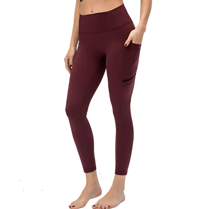 Legging randonnée femme poche zippée stretch