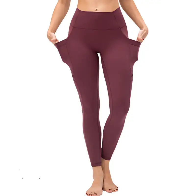 Legging randonnée femme poche zippée stretch