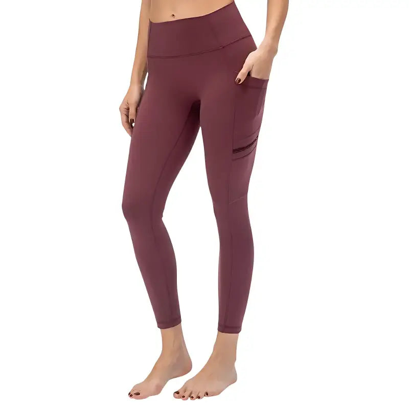 Legging randonnée femme poche zippée stretch