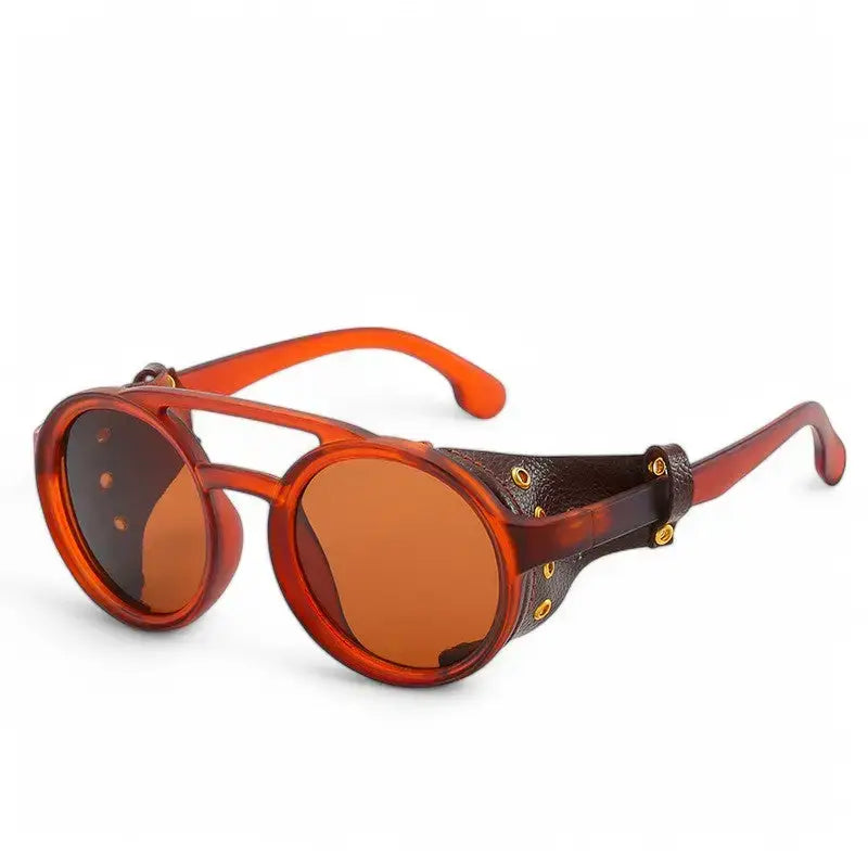 Lunettes randonnée rondes coques latérales uv400