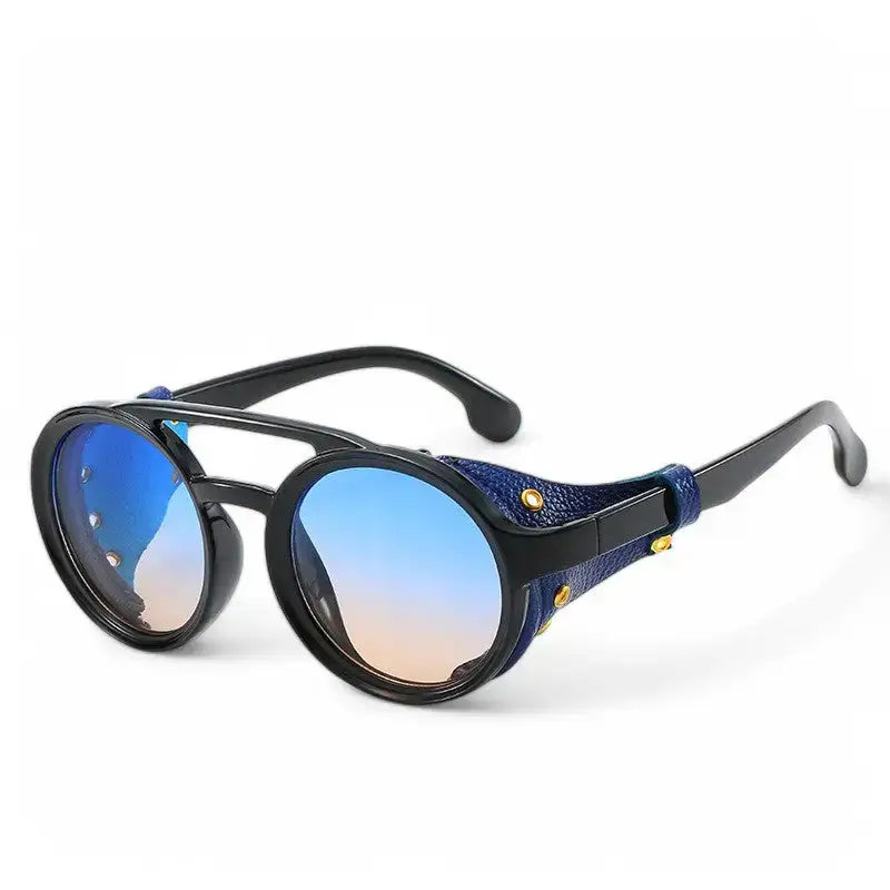 Lunettes randonnée rondes coques latérales uv400