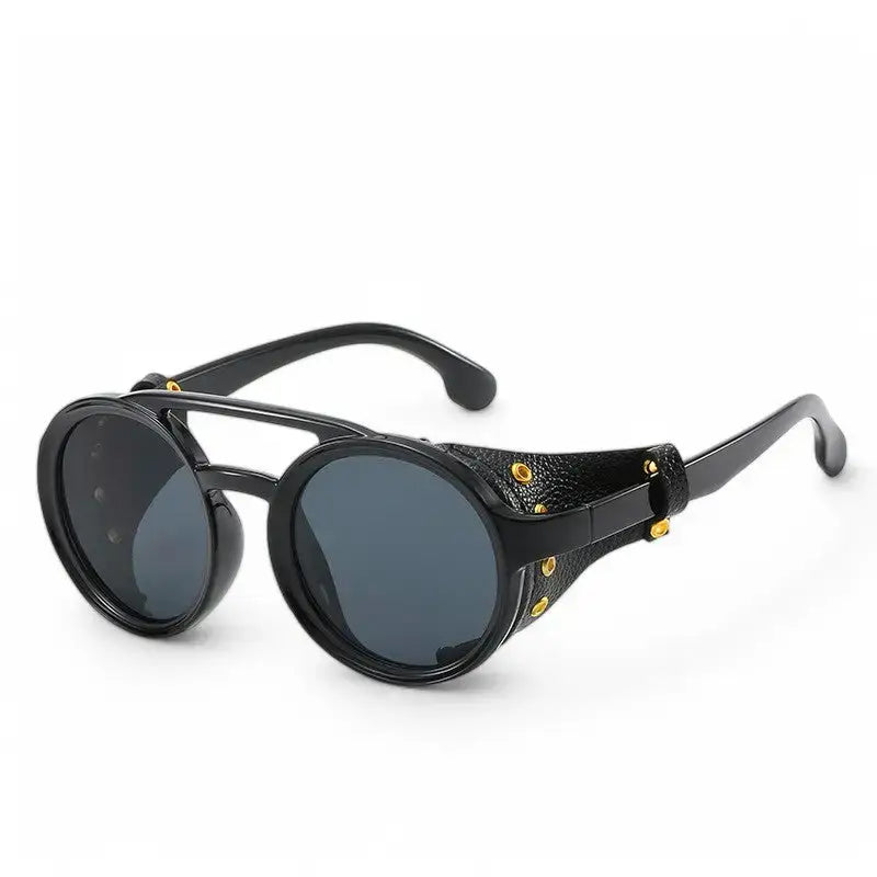 Lunettes randonnée rondes coques latérales uv400