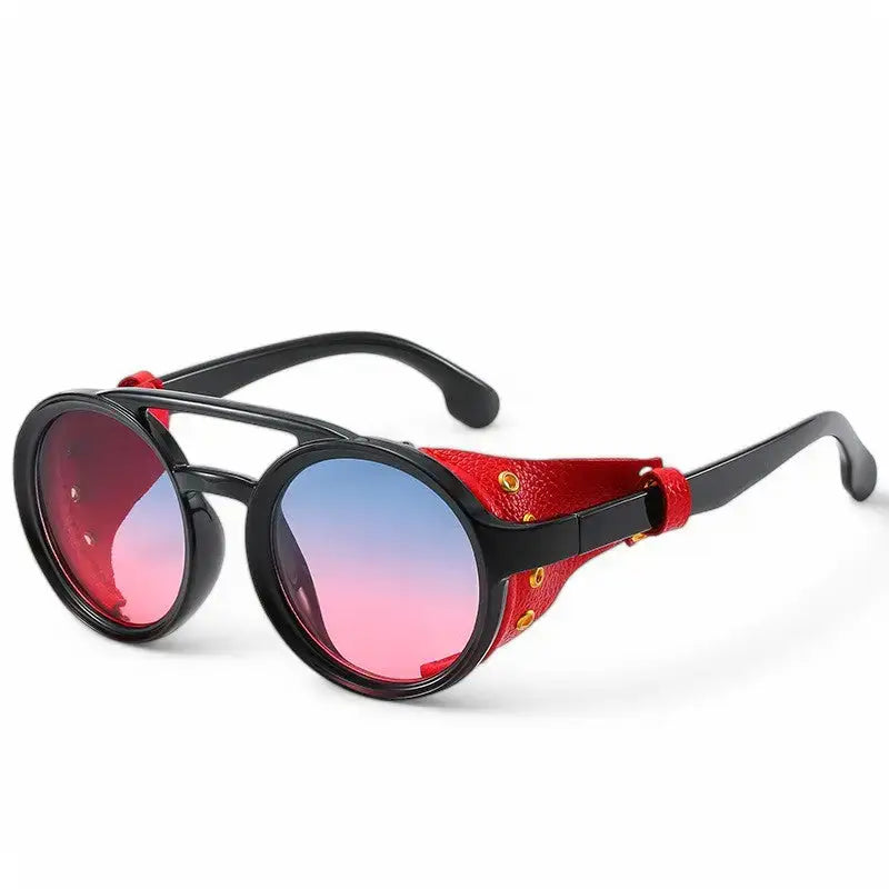 Lunettes randonnée rondes coques latérales uv400