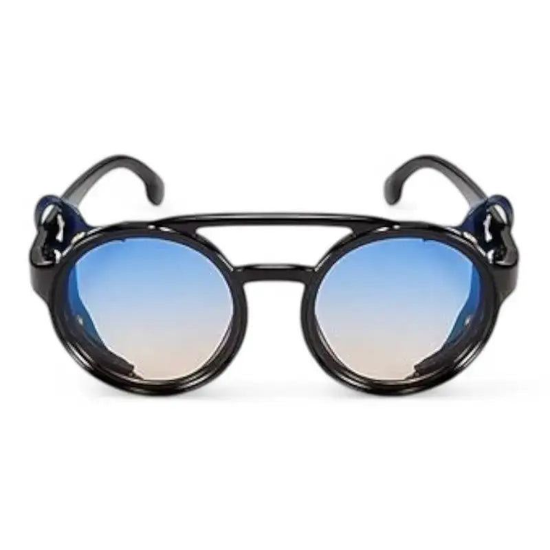 Lunettes randonnée rondes coques latérales uv400