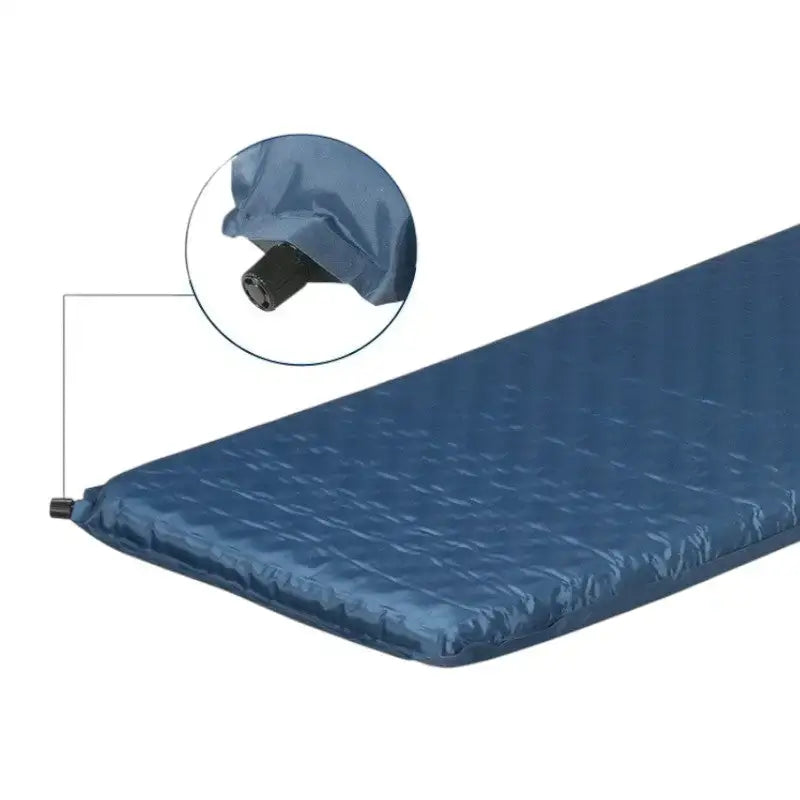 Matelas autogonflant spacieux 185x51x5 couleur bleu