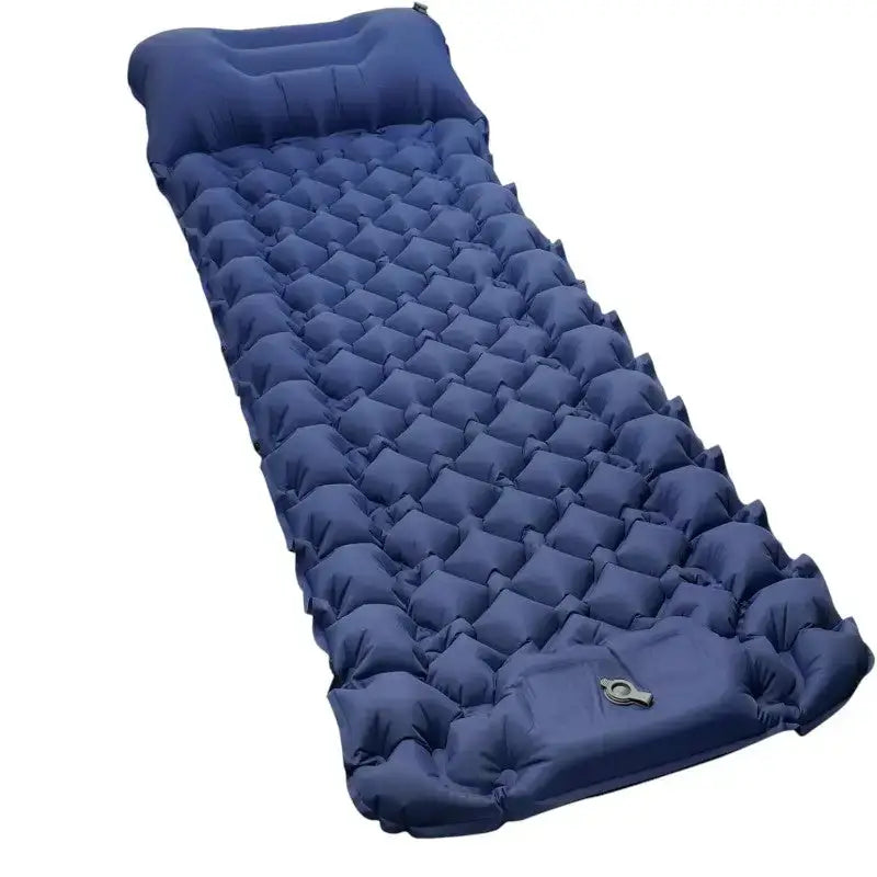 Matelas camping gonflable système pied