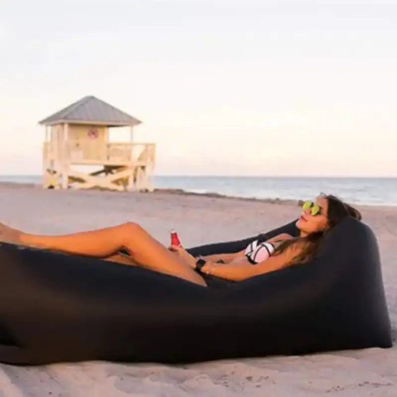 Matelas gonflable air lounger toile parachute