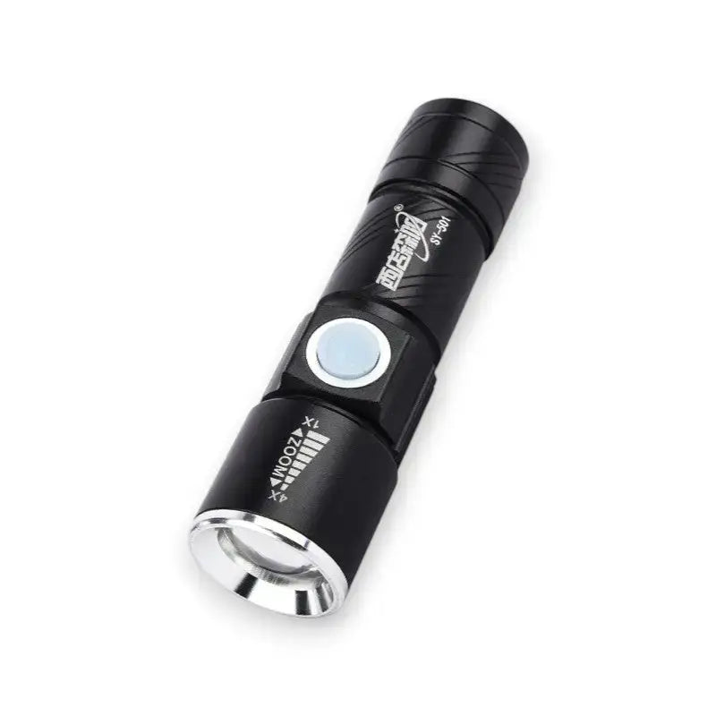 Mini lampe torche rechargeable usb compacte