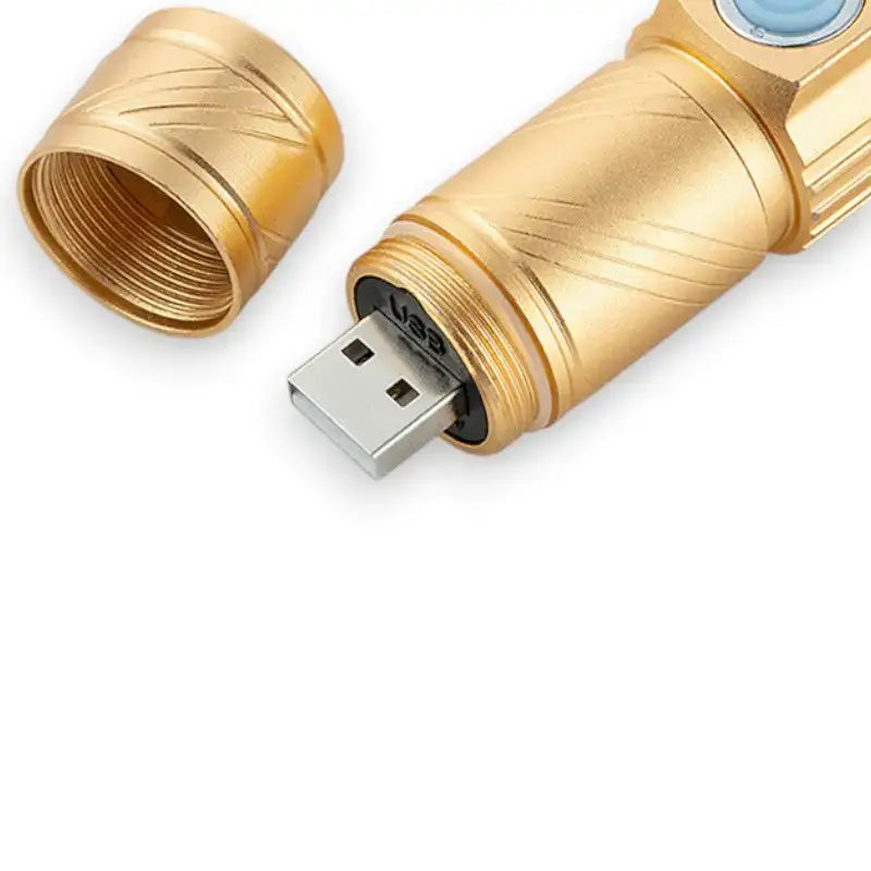 Mini lampe torche rechargeable usb compacte