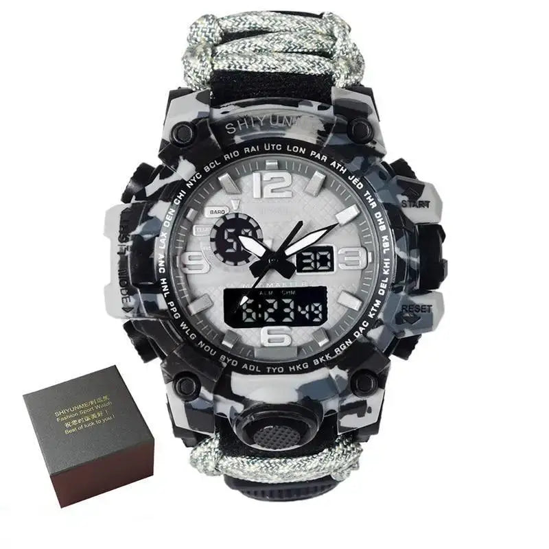 Montre militaire boussole multifonction sport