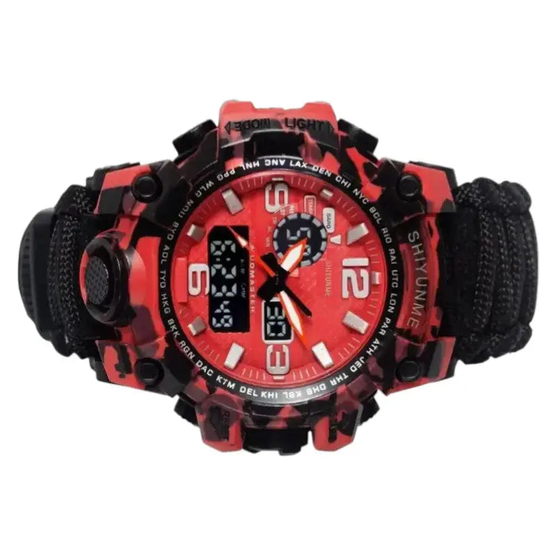 Montre militaire boussole multifonction sport