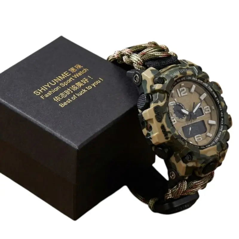 Montre militaire boussole multifonction sport