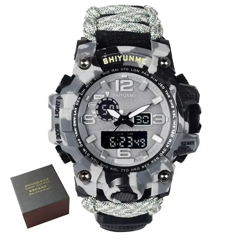Montre militaire boussole multifonction sport