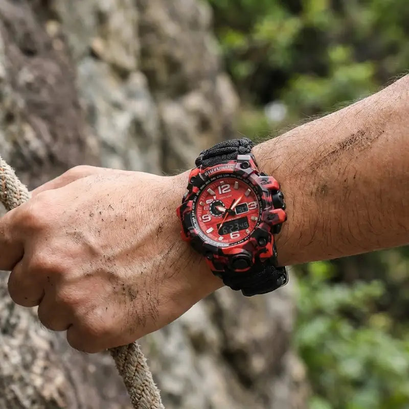 Montre militaire boussole multifonction sport